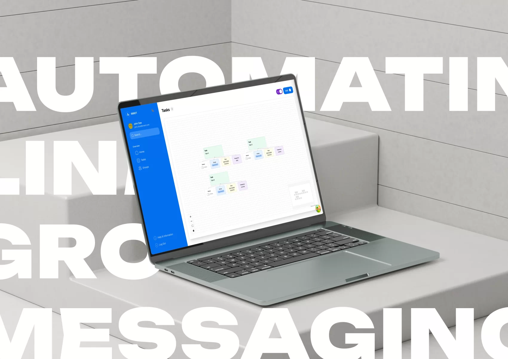 bbbot - automating LINE GROUP MESSAGING
