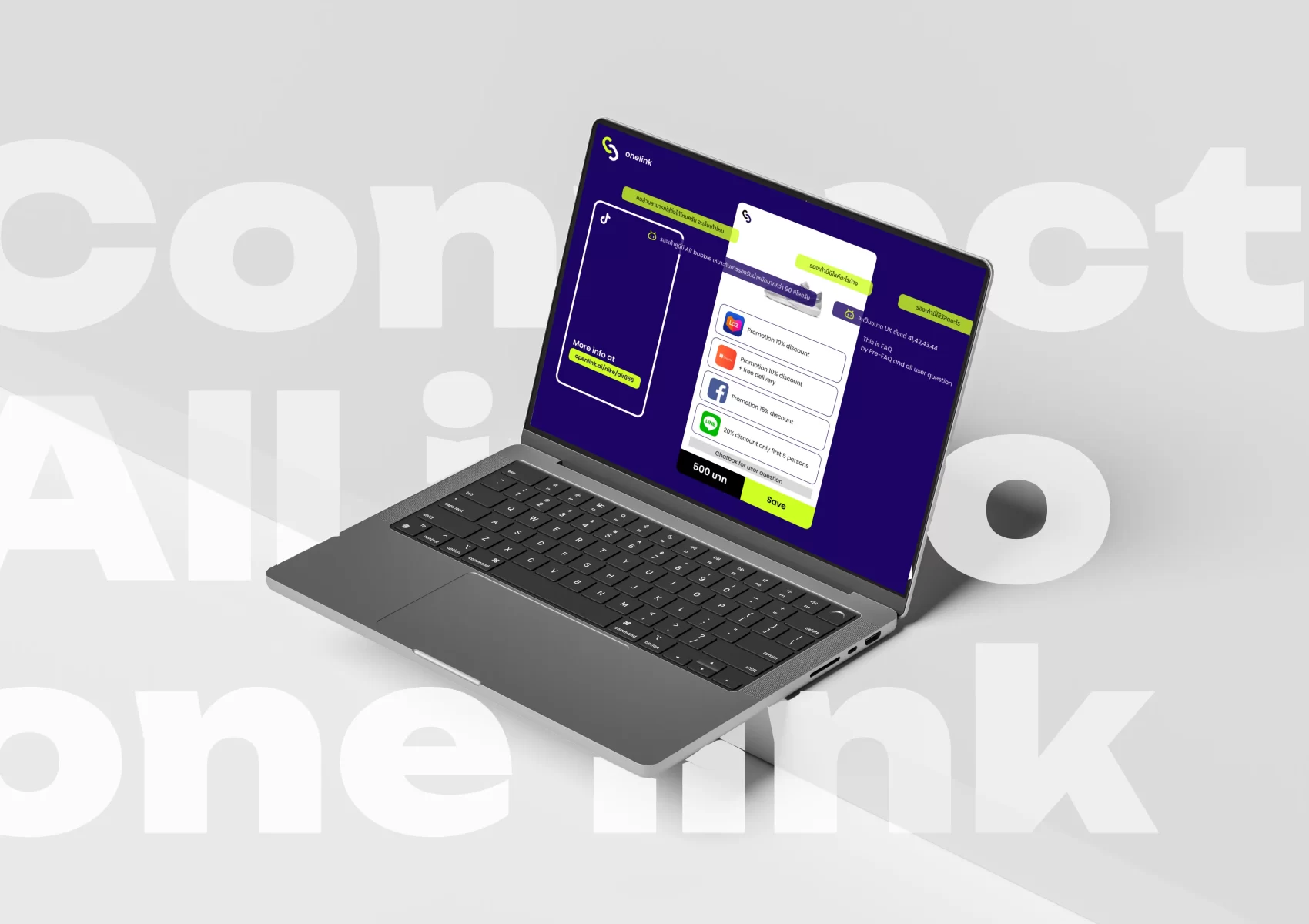 1-link.app , connext all into one link